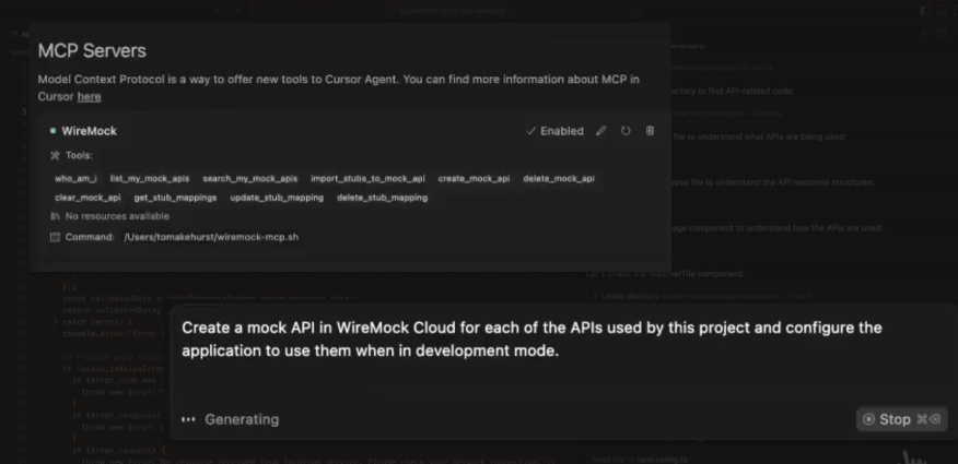 WireMock AI IDE integration